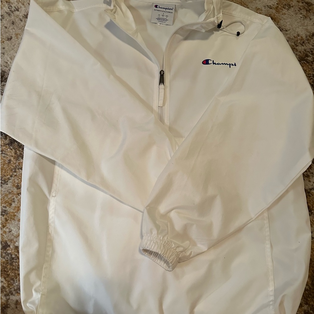 Champion quarter zip pullover rain jacket